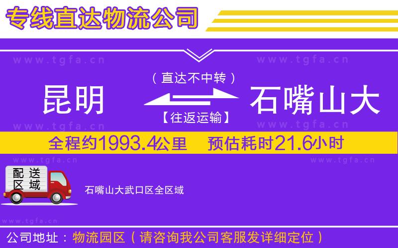 昆明到石嘴山大武口區(qū)物流公司