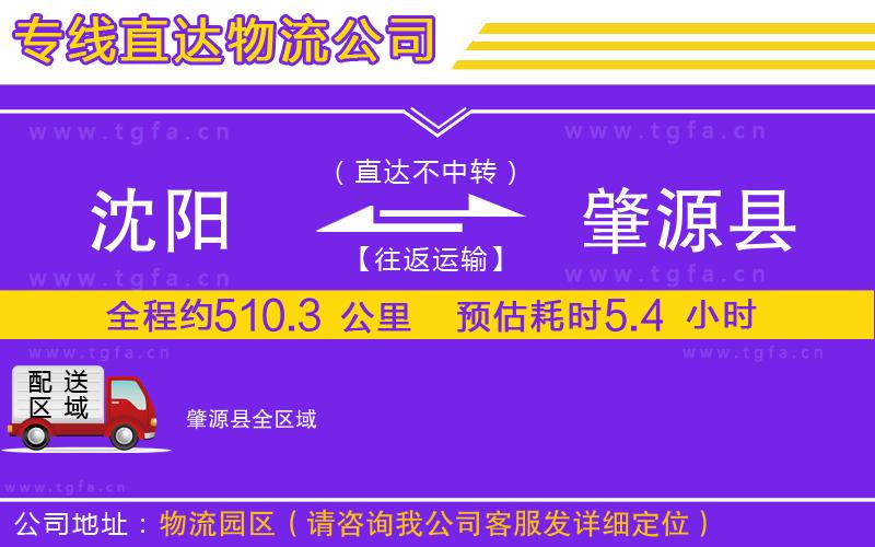 沈陽到肇源縣物流專線