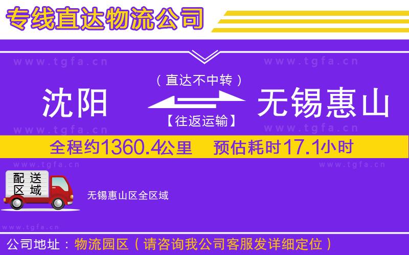 沈陽(yáng)到無(wú)錫惠山區(qū)物流專(zhuān)線(xiàn)