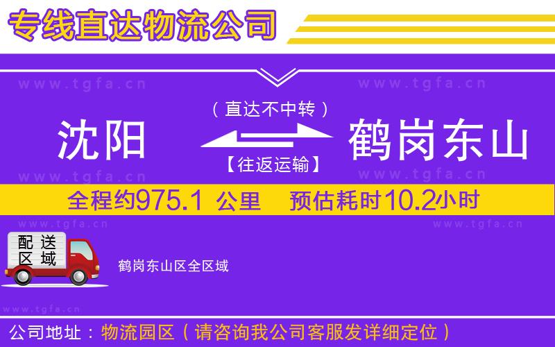沈陽(yáng)到鶴崗東山區(qū)物流公司