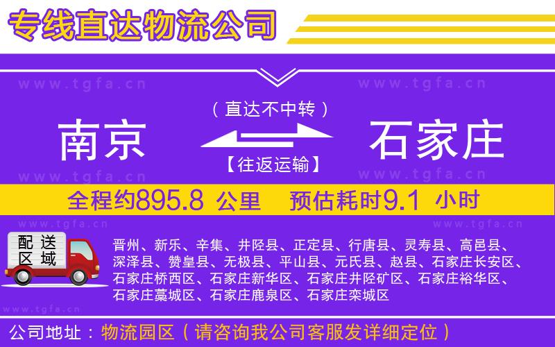 南京到石家莊物流公司