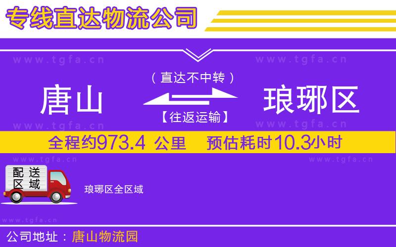 唐山到瑯琊區(qū)貨運公司