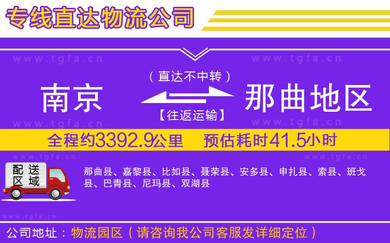 南京到那曲地區(qū)物流專(zhuān)線