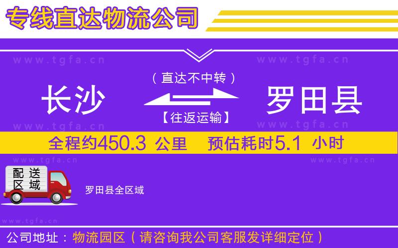 長沙到羅田縣物流專線