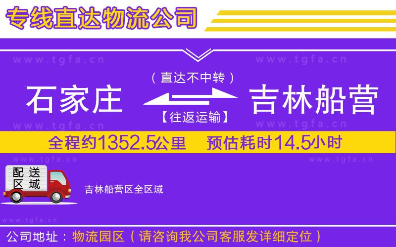 石家莊到吉林船營(yíng)區(qū)物流專(zhuān)線