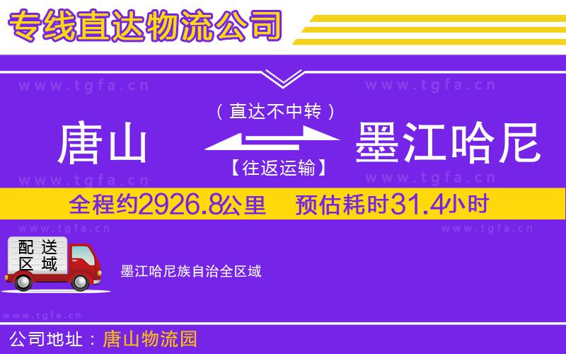 唐山到墨江哈尼族自治貨運公司