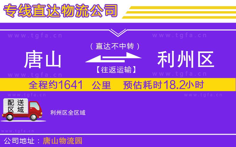 唐山到利州區(qū)貨運公司