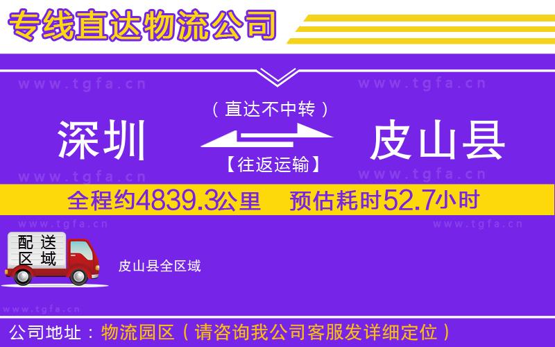 深圳到皮山縣物流公司