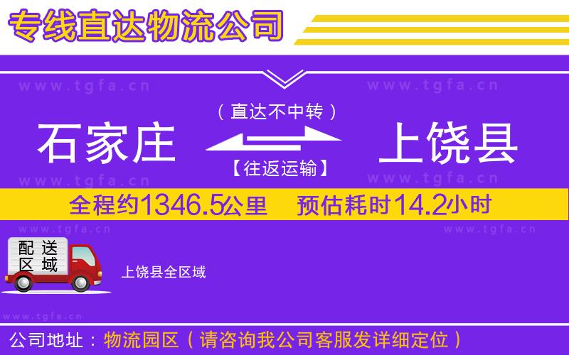 石家莊到上饒縣物流專線