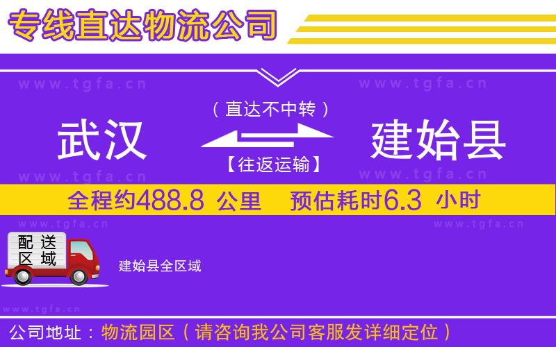 武漢到建始縣物流專線