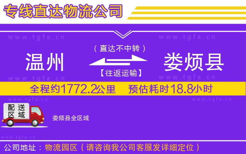 溫州到婁煩縣物流專(zhuān)線