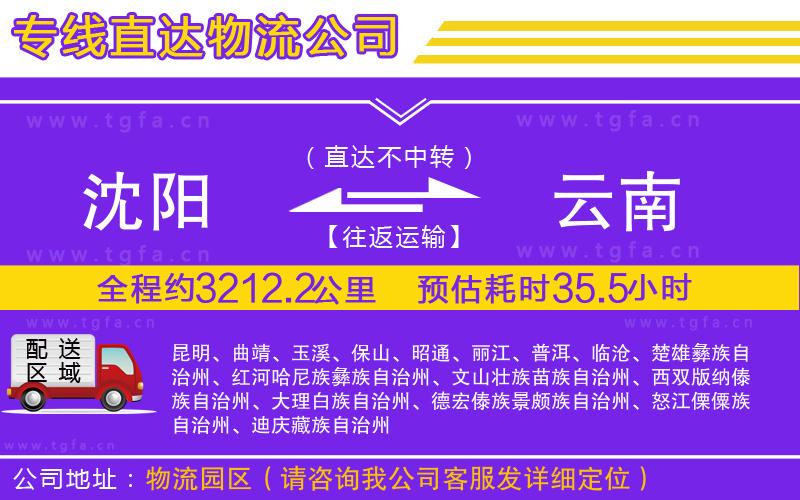 沈陽(yáng)到云南物流公司