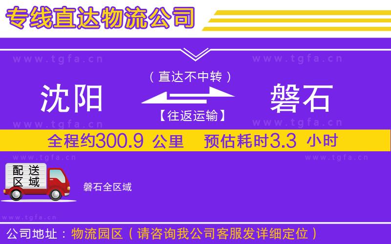 沈陽到磐石物流公司