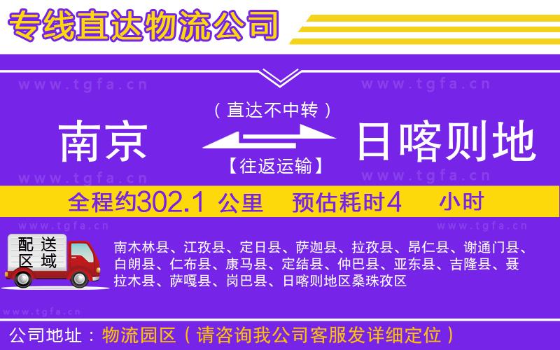 南京到日喀則地區(qū)物流專線