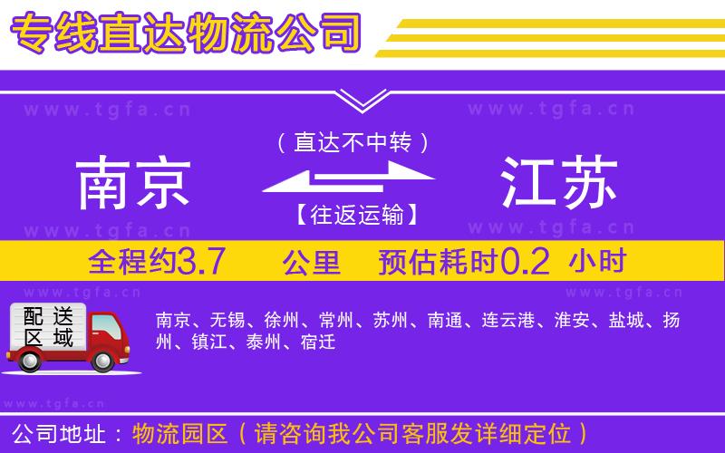 南京到江蘇物流公司