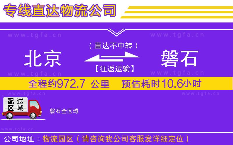 北京到磐石物流專線