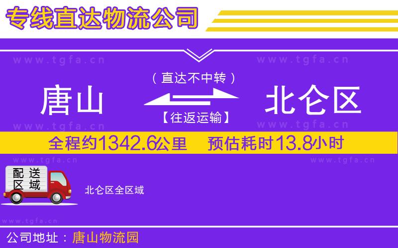 唐山到北侖區(qū)物流專(zhuān)線