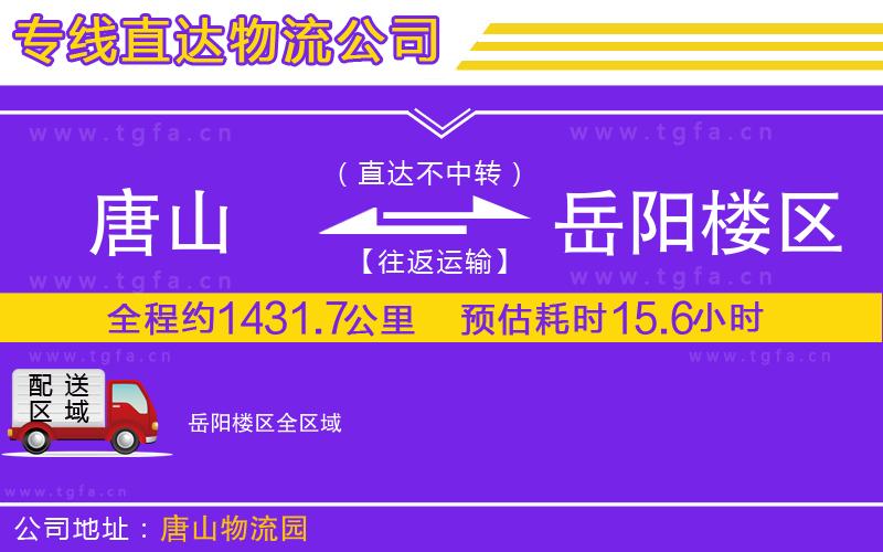 唐山到岳陽(yáng)樓區(qū)貨運(yùn)公司