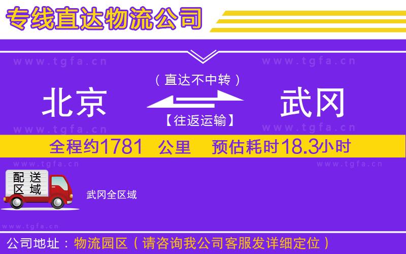 北京到武岡物流公司