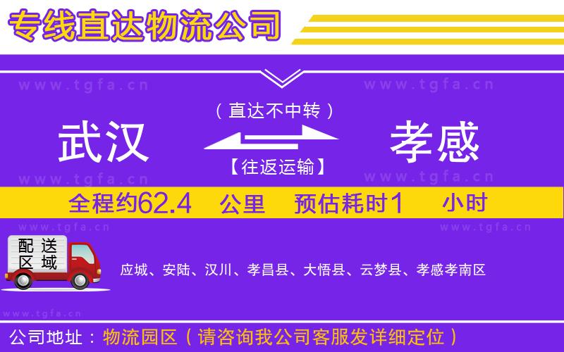 武漢到孝感物流專線