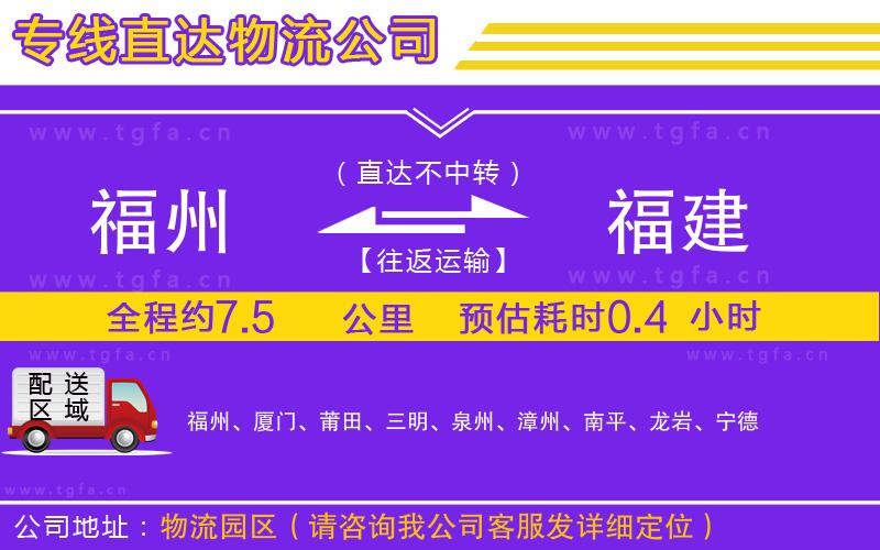 福州到福建物流專線